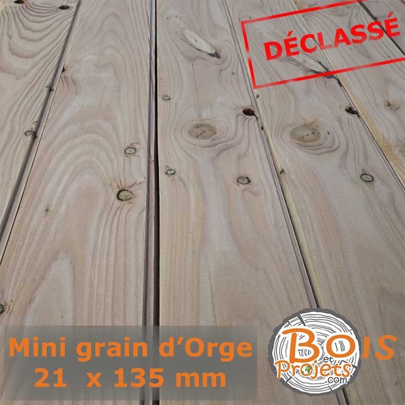 bardage mini grain d orge declasse