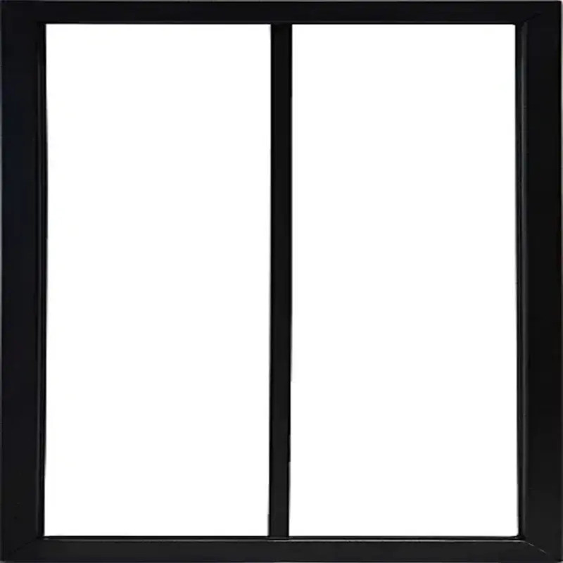 Verrière acier noir 2 vitrages Opale H 105 X L 57 cm