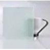 Verrière acier blanc 4 vitrages opales H 105 X L 109 cm